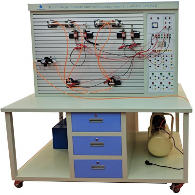 Pneumatic-PLC Integrated Control Experimental Platform